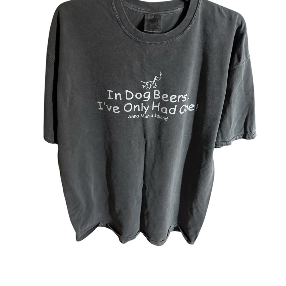 Comfort Colors Charcoal Dog T-Shirt